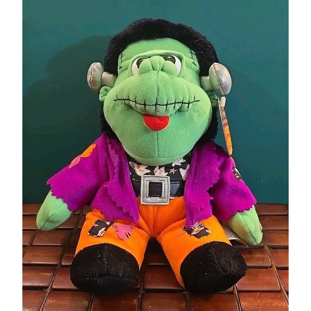 Dan-Dee Animated Frankenstein Light-up Monster Mash Halloween 1999 Plush